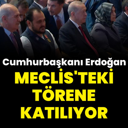 Cumhurbaşkanı Erdoğan Meclis'te