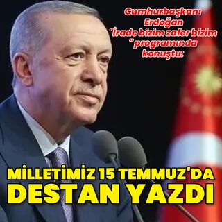 Cumhurbaşkanı Erdoğan'dan açıklamalar