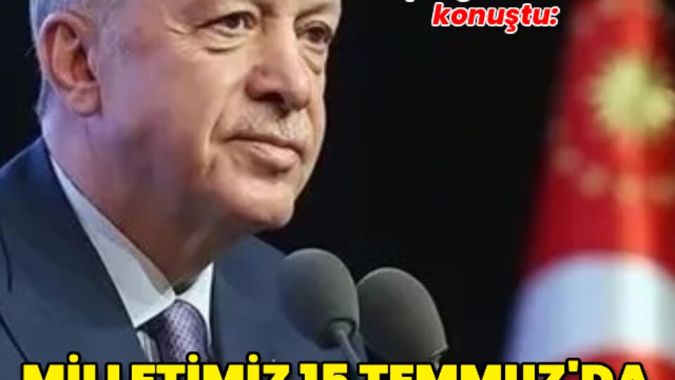 Cumhurbaşkanı Erdoğan'dan açıklamalar