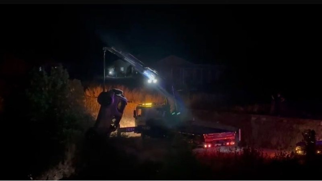 Cip dereye yuvarlandı: 1 ölü