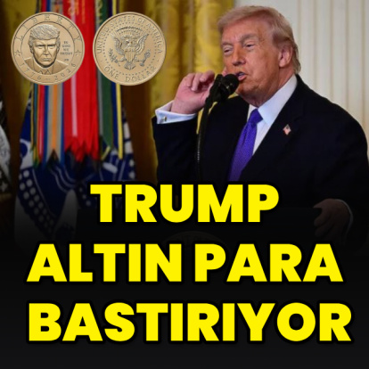 Trump portreli altın para basılacak