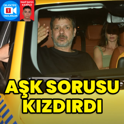 Aşk sorusu kızdırdı