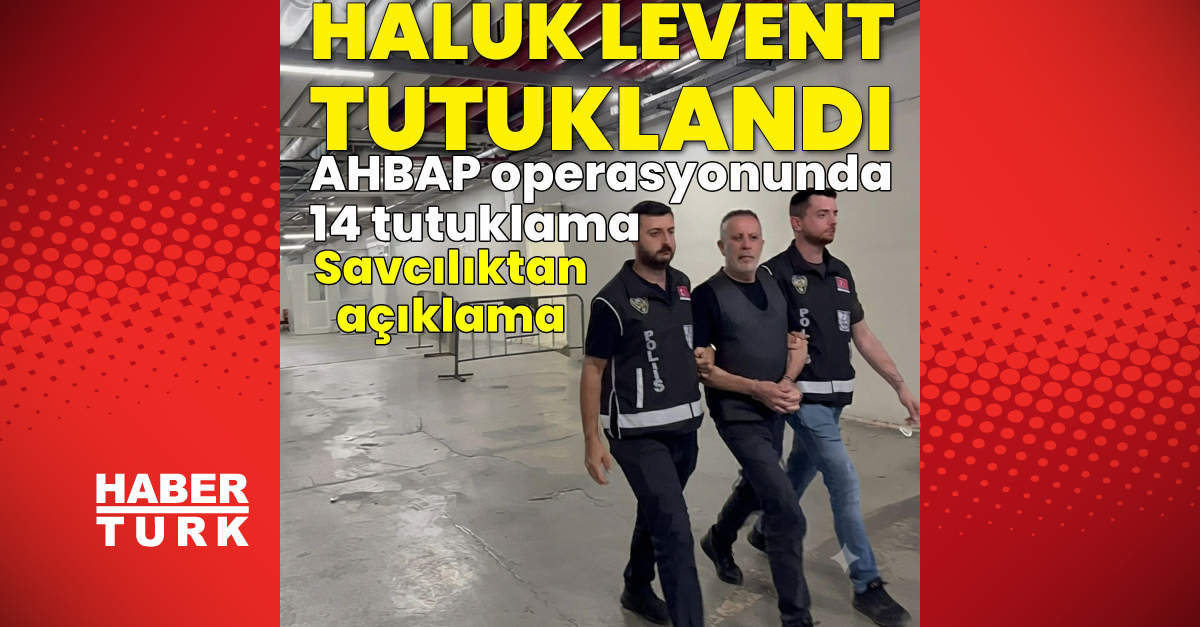Son dakika: Haluk Levent tutuklandı