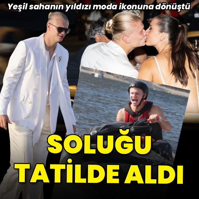 Soluğu tatilde aldı