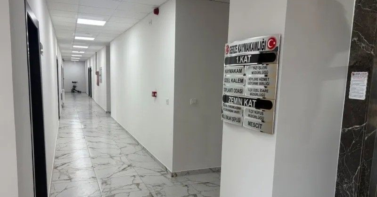 Gerze'de yeni kaymakamlık binası açıldı | Son dakika haberleri