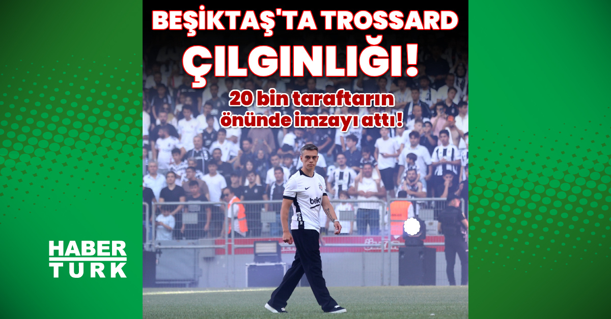 Trossard 20 bin taraftar önünde imzayı attı!