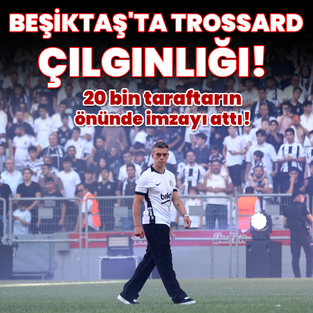Trossard 20 bin taraftarın önünde imzayı attı!