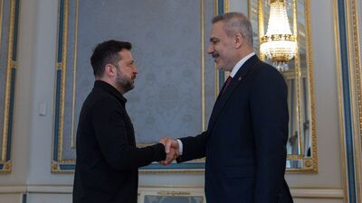 Bakan Fidan, Zelenskiy ile görüştü