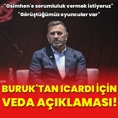 Buruk'tan Icardi için veda açıklaması!