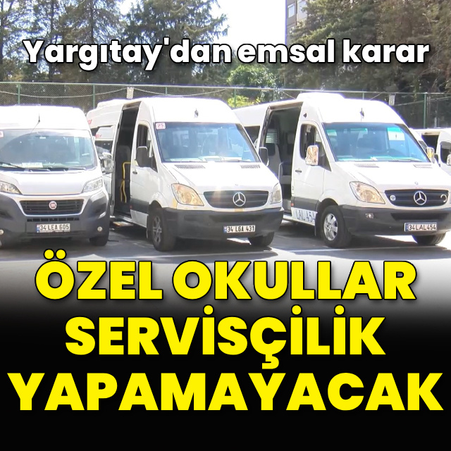 Özel okullar servisçilik yapamayacak