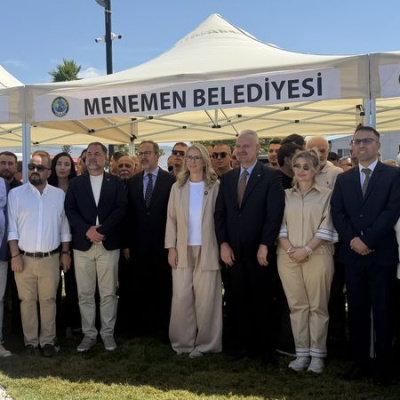 Menemen'de TIR parkı hizmete girdi
