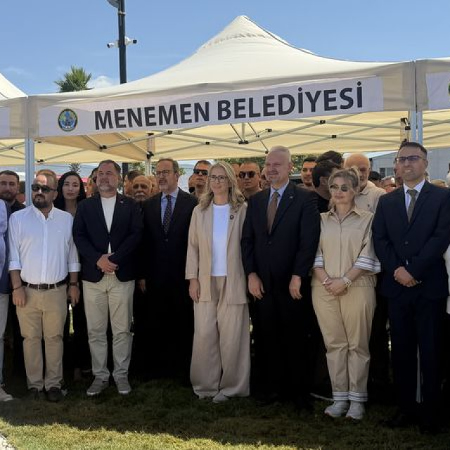 Menemen'de TIR parkı hizmete girdi