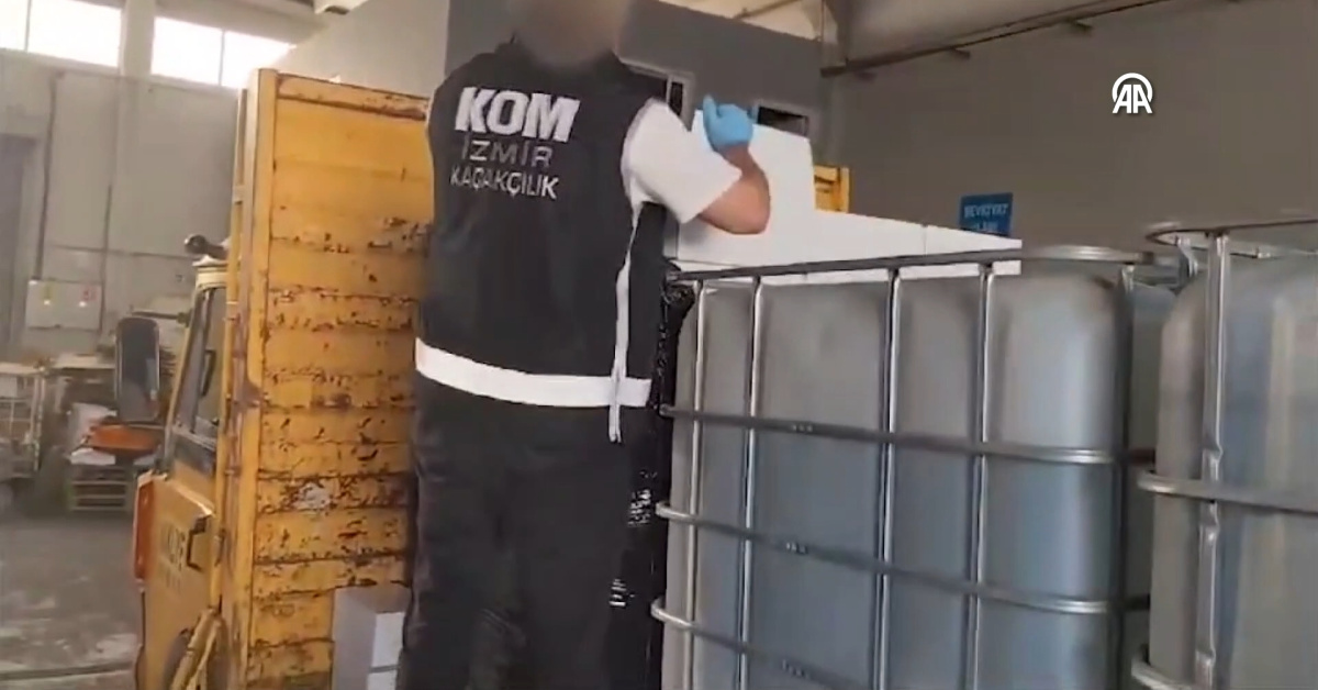 İzmir'de kaçak içki operasyonu | Son dakika haberleri