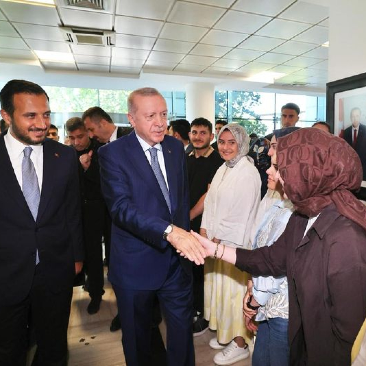 Cumhurbaşkanı Erdoğan'dan ziyaret