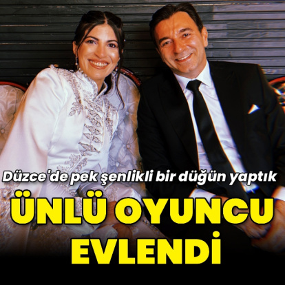 Ünlü oyuncu evlendi