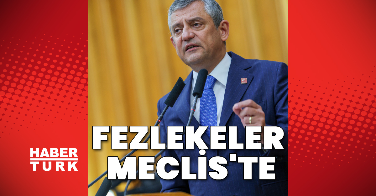 Son dakika: CHP Grup Başkanı Özgür Özel'e ait 3 dosya dahil olmak üzere 9 milletvekilinin dokunulmazlık tezkeresi Meclis'te | Son dakika haberleri