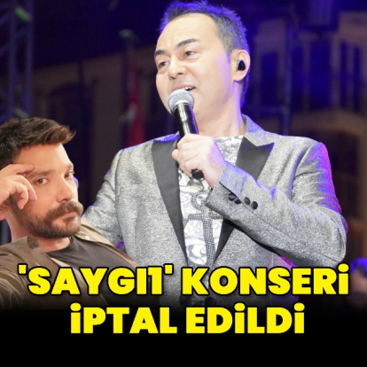'Saygı1' konseri iptal edildi