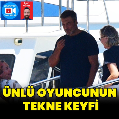 Barış Kılıç'ın tekne keyfi