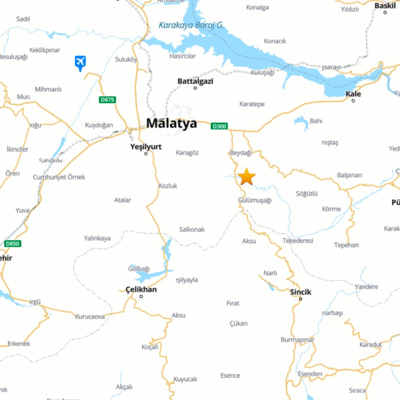Malatya'da 5 büyüklüğünde deprem haber görseli