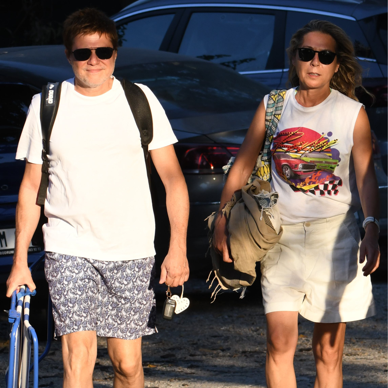 Mirkelam ve Aysen Sabancı Bodrum'da görüntülendi