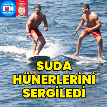 Suda hünerlerini sergiledi