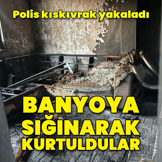 Banyoya sığınarak kurtuldular
