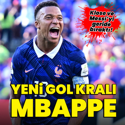 Yeni gol kralı Mbappe!