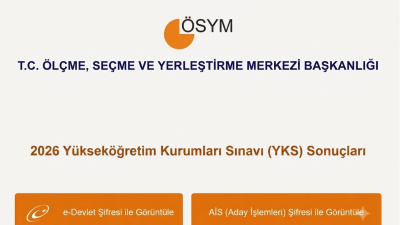 YKS sonuçları açıklanıyor