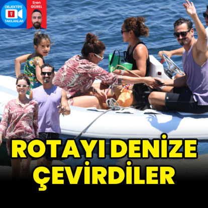 Rotayı denize çevirdiler