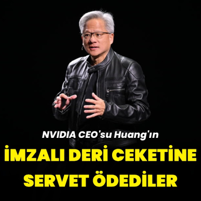 NVIDIA CEO'su Huang'ın ünlü ceketi servet değerine satıldı
