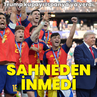 Trump, Dünya Kupası ödül töreninde sahneden inmedi