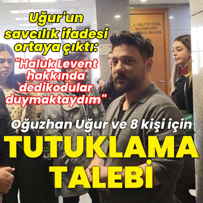 Oğuzhan Uğur için tutuklama talebi
