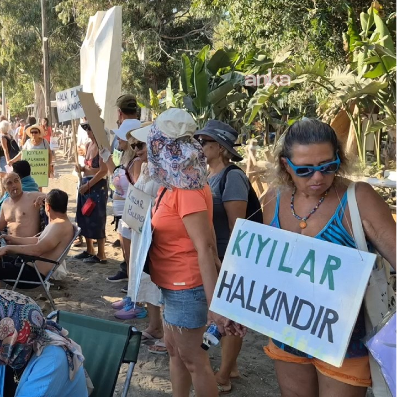 Bodrum'da "kıyılardan yararlanma hakkı" eylemi