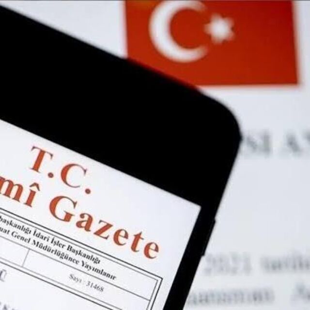 Resmi Gazete yayımlandı!