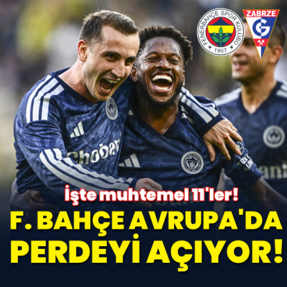 Fenerbahçe, Avrupa'da perdeyi açıyor!