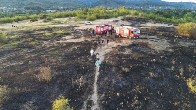 Düzce'de 3 ayda 300 anız yangını