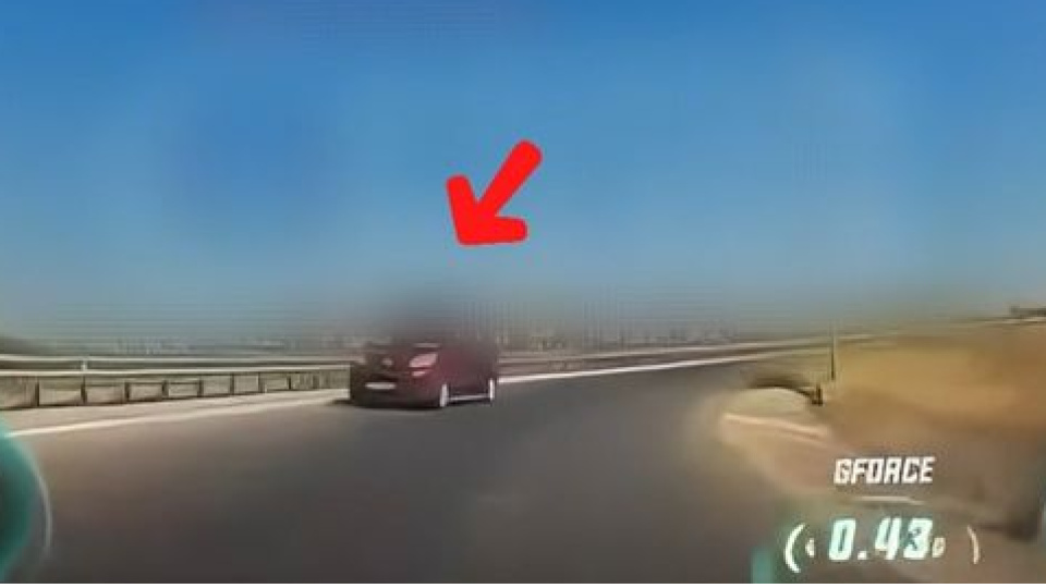 Otoyolda ters yöne giren sürücüye ceza