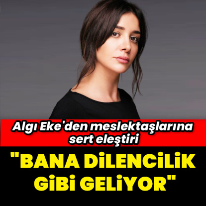 "Bana dilencilik gibi geliyor"