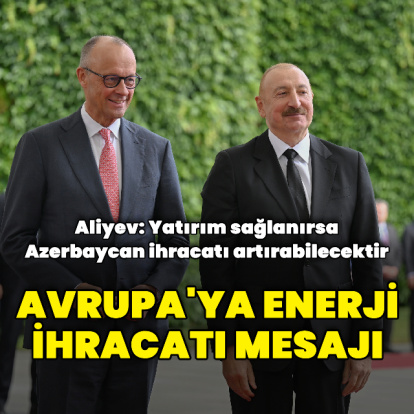 İlham Aliyev, Friedrich Merz ile görüştü