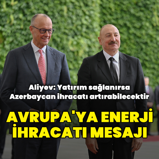 İlham Aliyev, Friedrich Merz ile görüştü