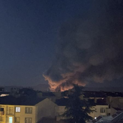 Eskişehir'de TEI yerleşkesinde yangın