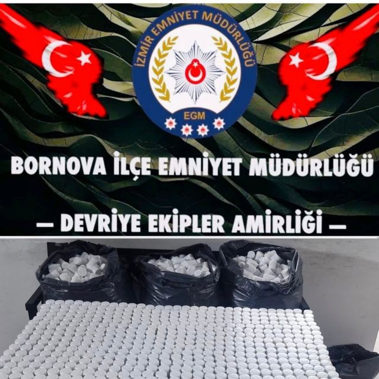 Otomobilde 118 bin sentetik hap ele geçirildi
