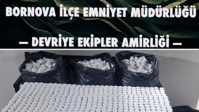 Otomobilde 118 bin sentetik hap ele geçirildi