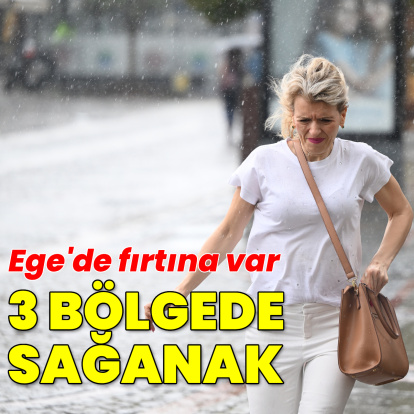 Sağanak yağmur ve kuvvetli rüzgar uyarısı
