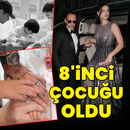 Sekizinci çocuğu oldu