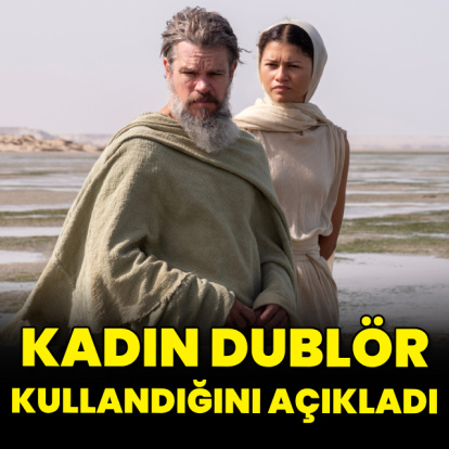 Kadın dublör kullandığını açıkladı