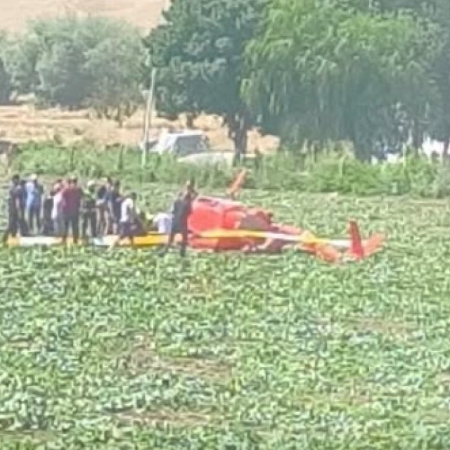 Ankara'da eğitim helikopteri düştü!