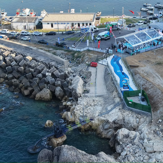 Karadeniz'in dalgaları Arnavutköy'de enerjiye dönüştü
