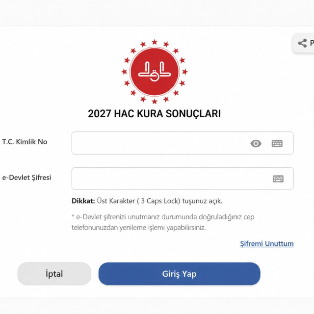 Hac kura sonuçları