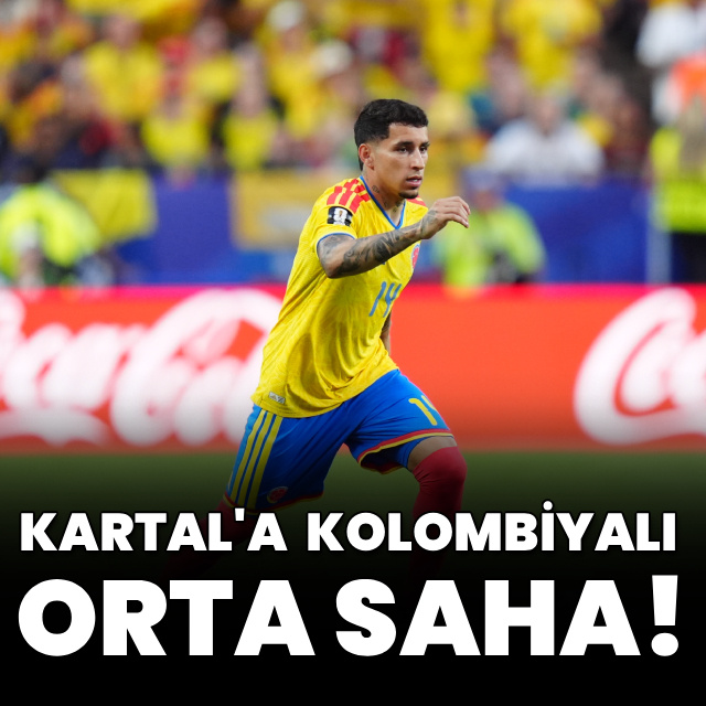 Kartal'a Kolombiyalı orta saha!